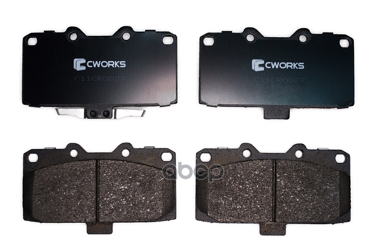 

Тормозные Колодки Передние (Low Metallic) Cworks C11cr0077 CWORKS арт. C11CR0077