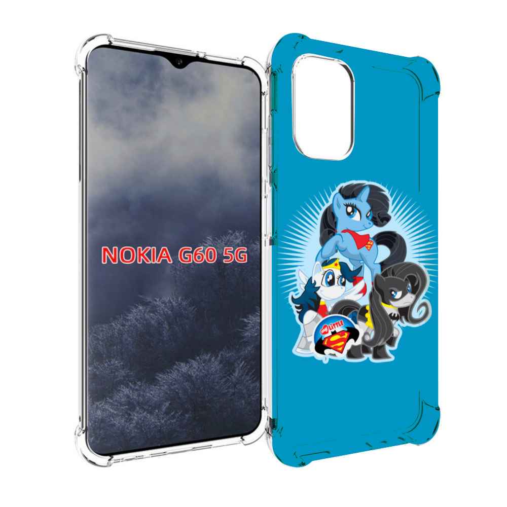 

Чехол MyPads Пони-литл для Nokia G60 5G, Прозрачный, Tocco