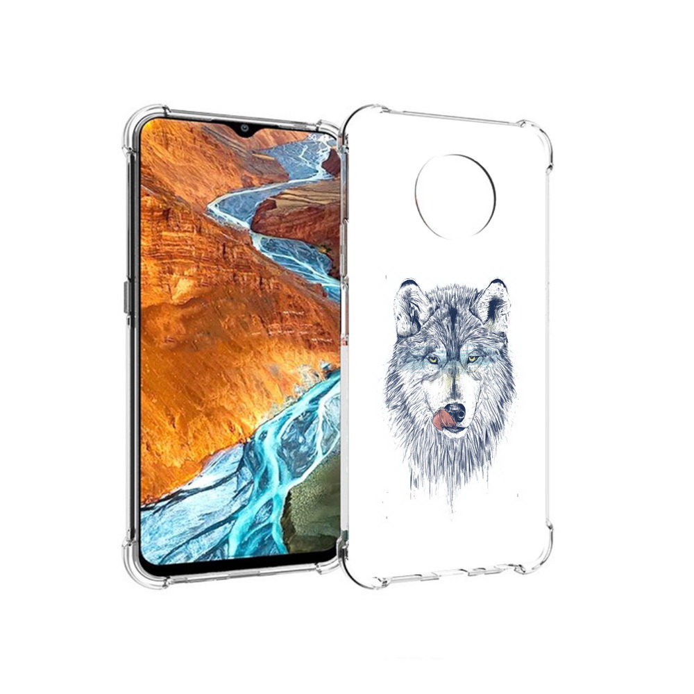 

Чехол MyPads Tocco для Nokia G300 голодгый волк (PT224563.108.292), Прозрачный, Tocco