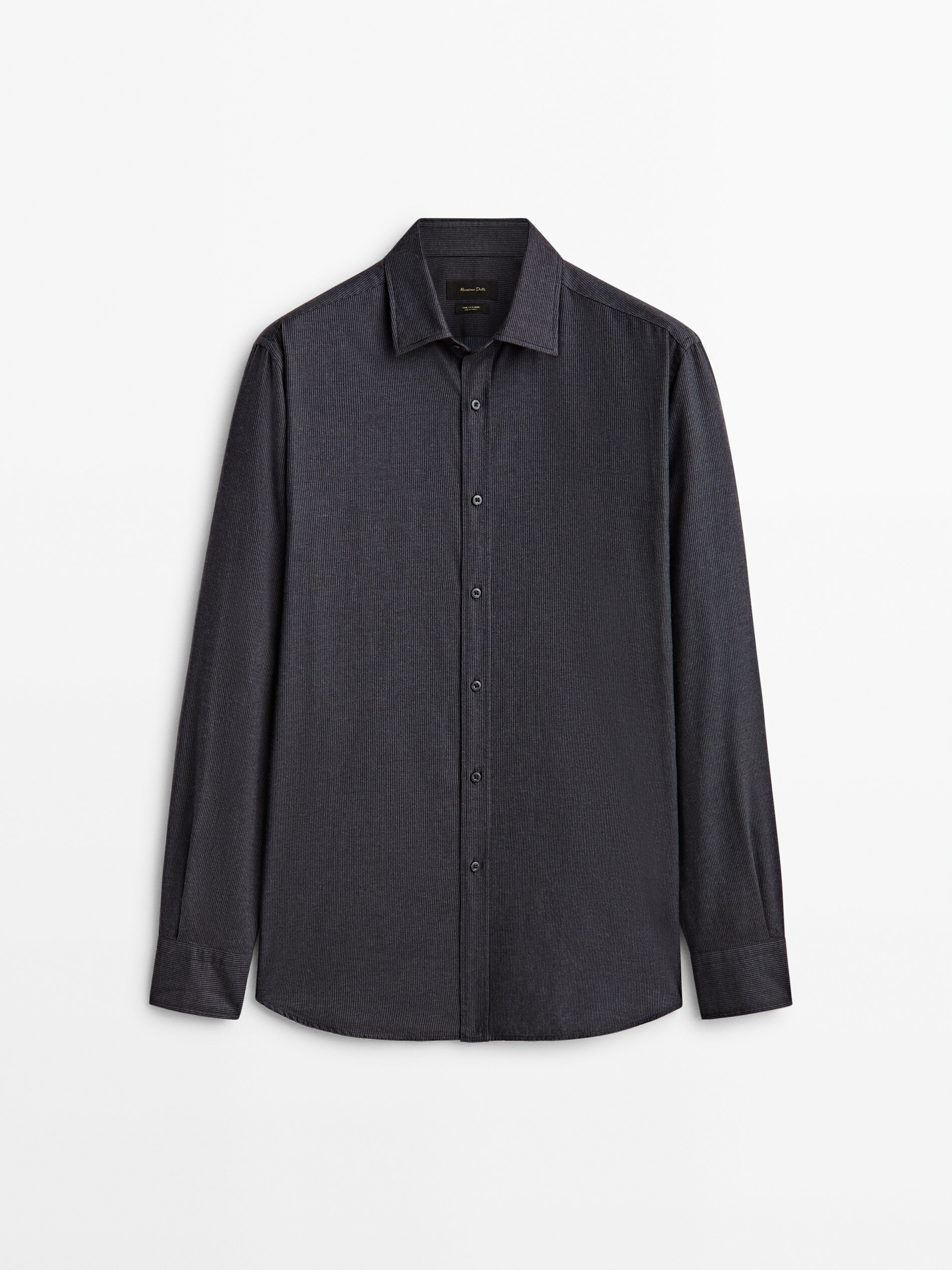 

Рубашка мужская Massimo Dutti 00144354401 синяя M, 00144354401