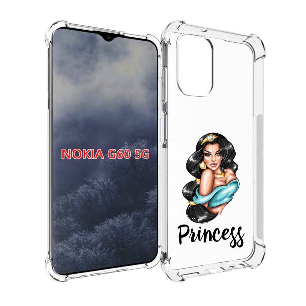 

Чехол MyPads Принцесса-Жасмин женский для Nokia G60 5G, Прозрачный, Tocco