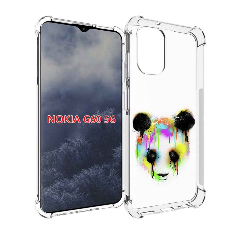 

Чехол MyPads Радужная панда для Nokia G60 5G, Прозрачный, Tocco