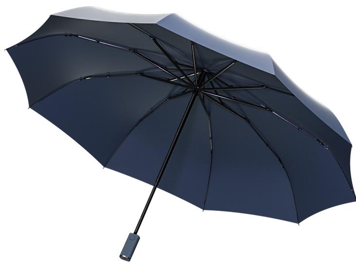 Зонт складной унисекс автоматический Zuodu Umbrella Smart blue