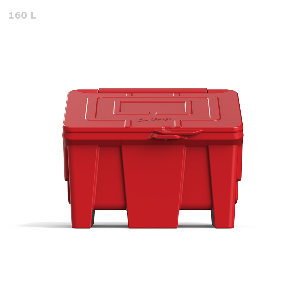 Ящик Polimer Group FB1605 160 л красный автомобильный ящик для песка partex
