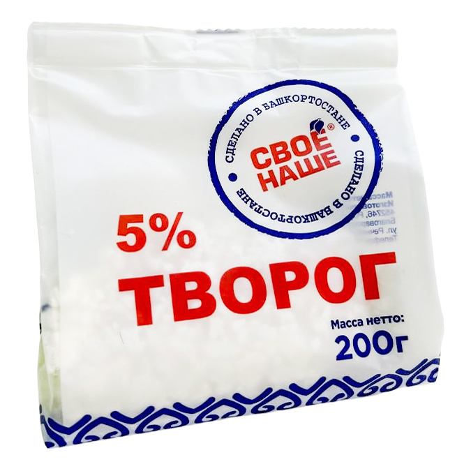 

Творог рассыпчатый Свое Наше 5% 200 г
