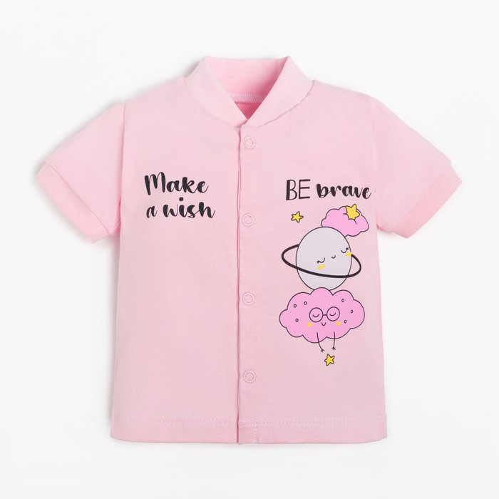 

Распашонка Si baby Р00021126, розовый, 62