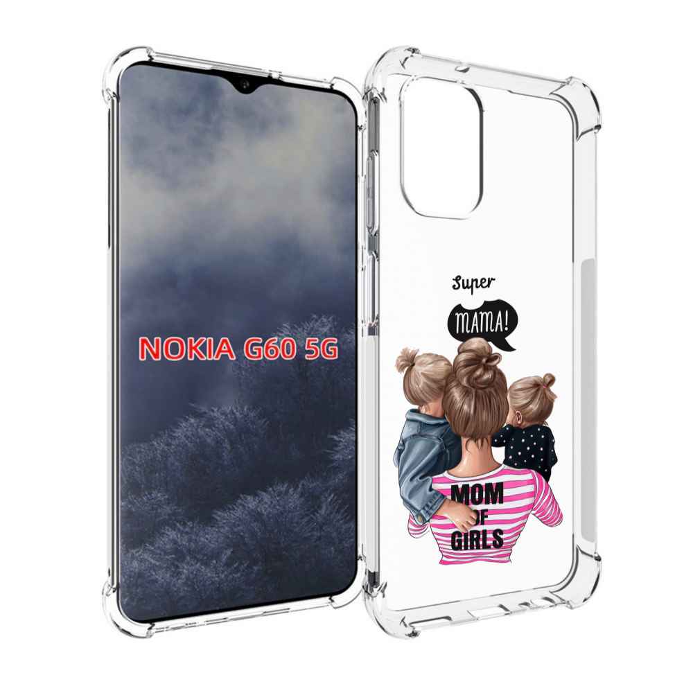 

Чехол MyPads Супер-мама-2 женский для Nokia G60 5G, Прозрачный, Tocco