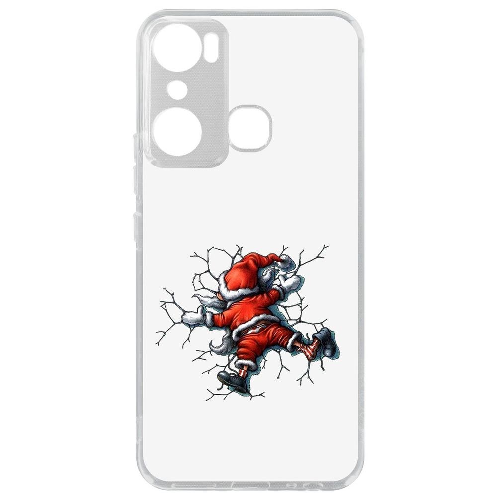 

Чехол-накладка Кейс После праздника для Infinix Hot 20i, Прозрачный