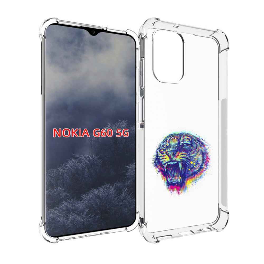 

Чехол MyPads Тигр 2 для Nokia G60 5G, Прозрачный, Tocco