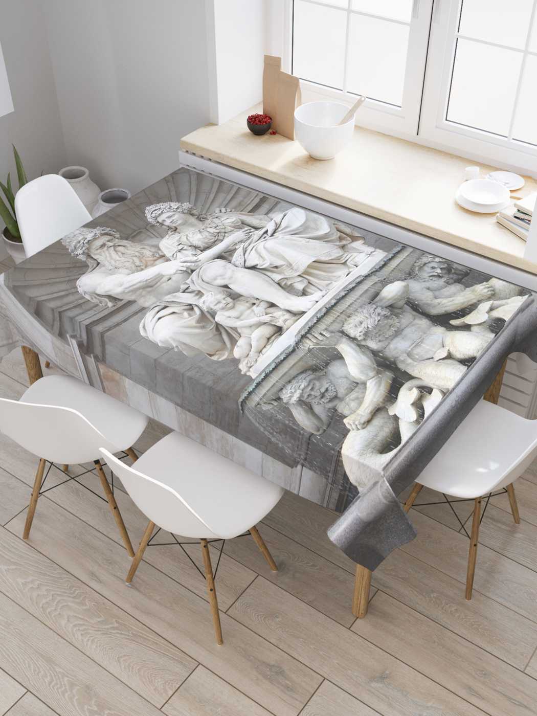 

Скатерть прямоугольная JoyArty "Фонтан Альбрехтсбрюннен" из сатена, 180x145 см, Коричневый, Фонтан Альбрехтсбрюннен