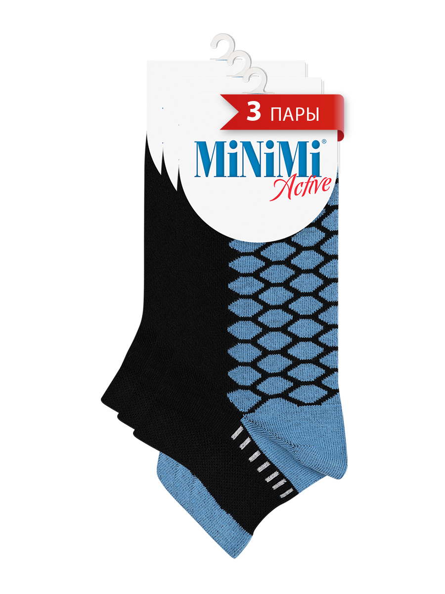 Комплект носков женских Minimi Basic SNL-540816 черных 39-41