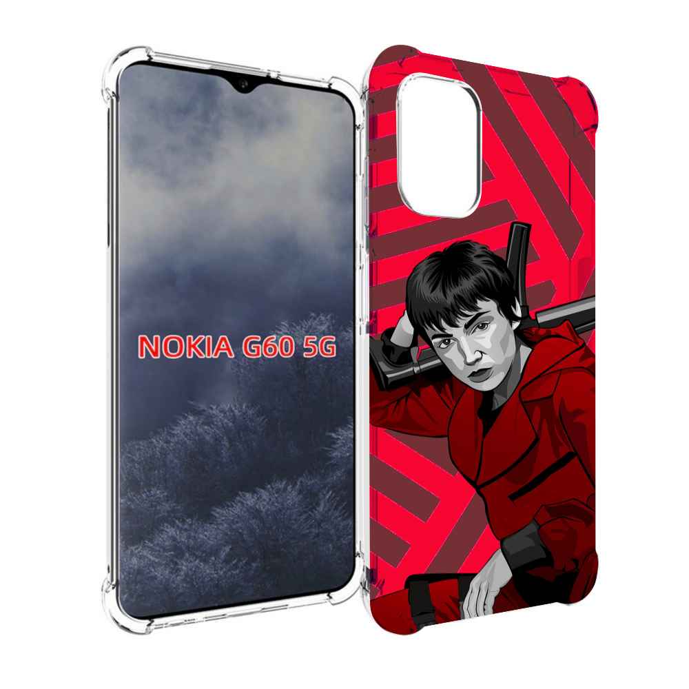 

Чехол MyPads Токио-бумажный-дом для Nokia G60 5G, Прозрачный, Tocco