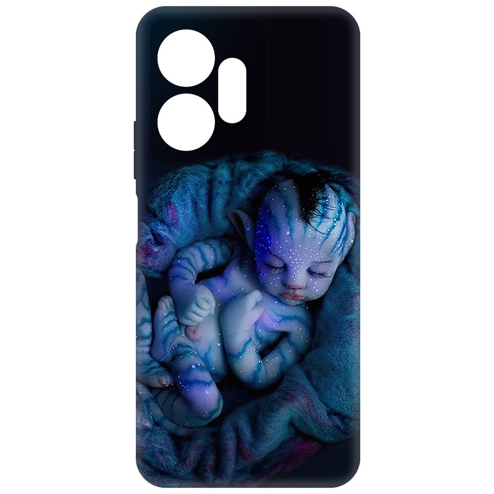 

Чехол-накладка Krutoff Soft Case Аватар - Малышка для Infinix Zero 20 черный