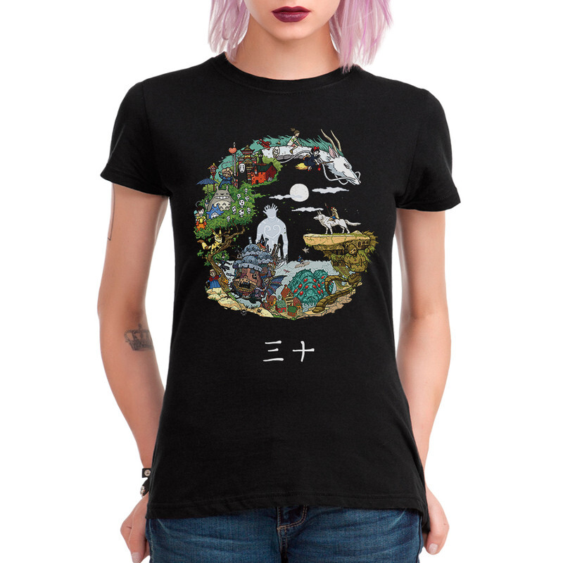 

Футболка женская DS Apparel Аниме Студия Гибли 881184-1 черная S, Черный, Аниме Студия Гибли 881184-1