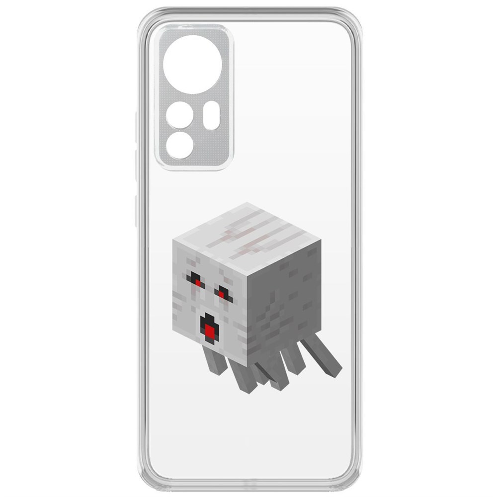 

Чехол-накладка Minecraft-Гаст для Xiaomi 12, Прозрачный