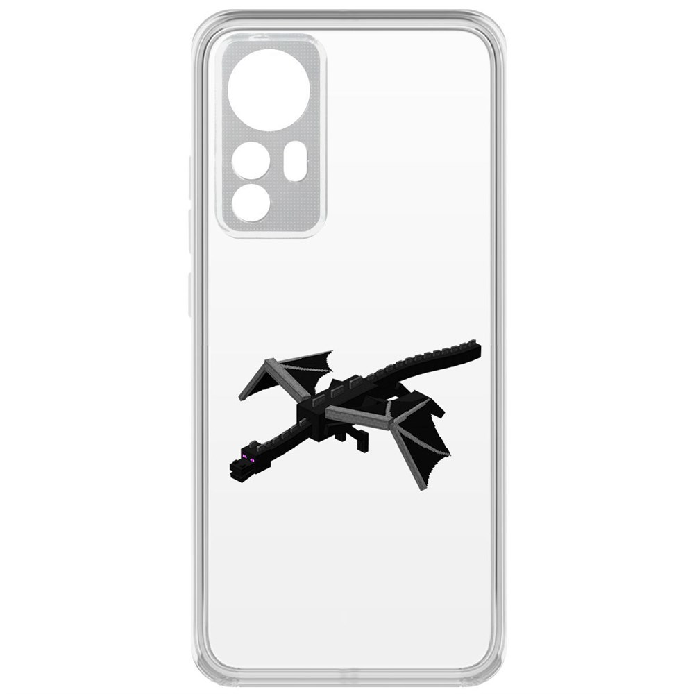 

Чехол-накладка Minecraft-Дракон Края для Xiaomi 12, Прозрачный