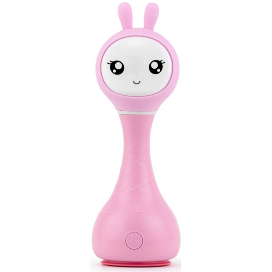 Купить Интерактивная развивающая игрушка alilo Умный зайка R1, розовый,