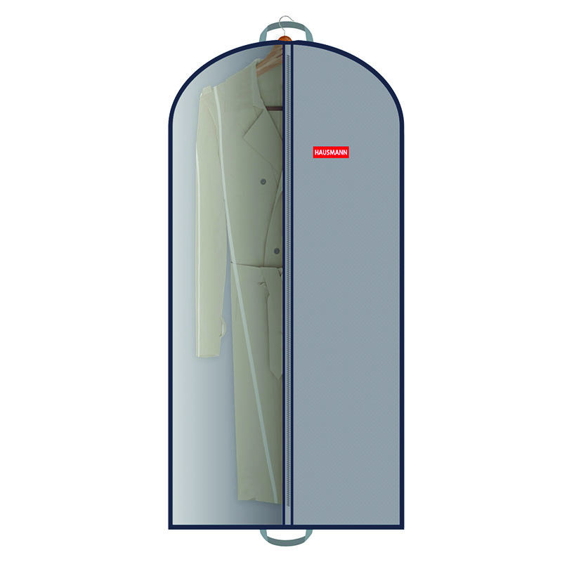 фото Чехол для одежды hausmann hm-701402gn 60х140см серый