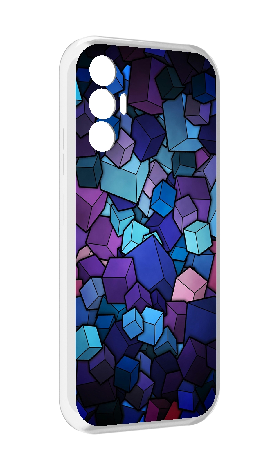 

Чехол MyPads лепестки для Tecno Pova 3, Прозрачный, Tocco