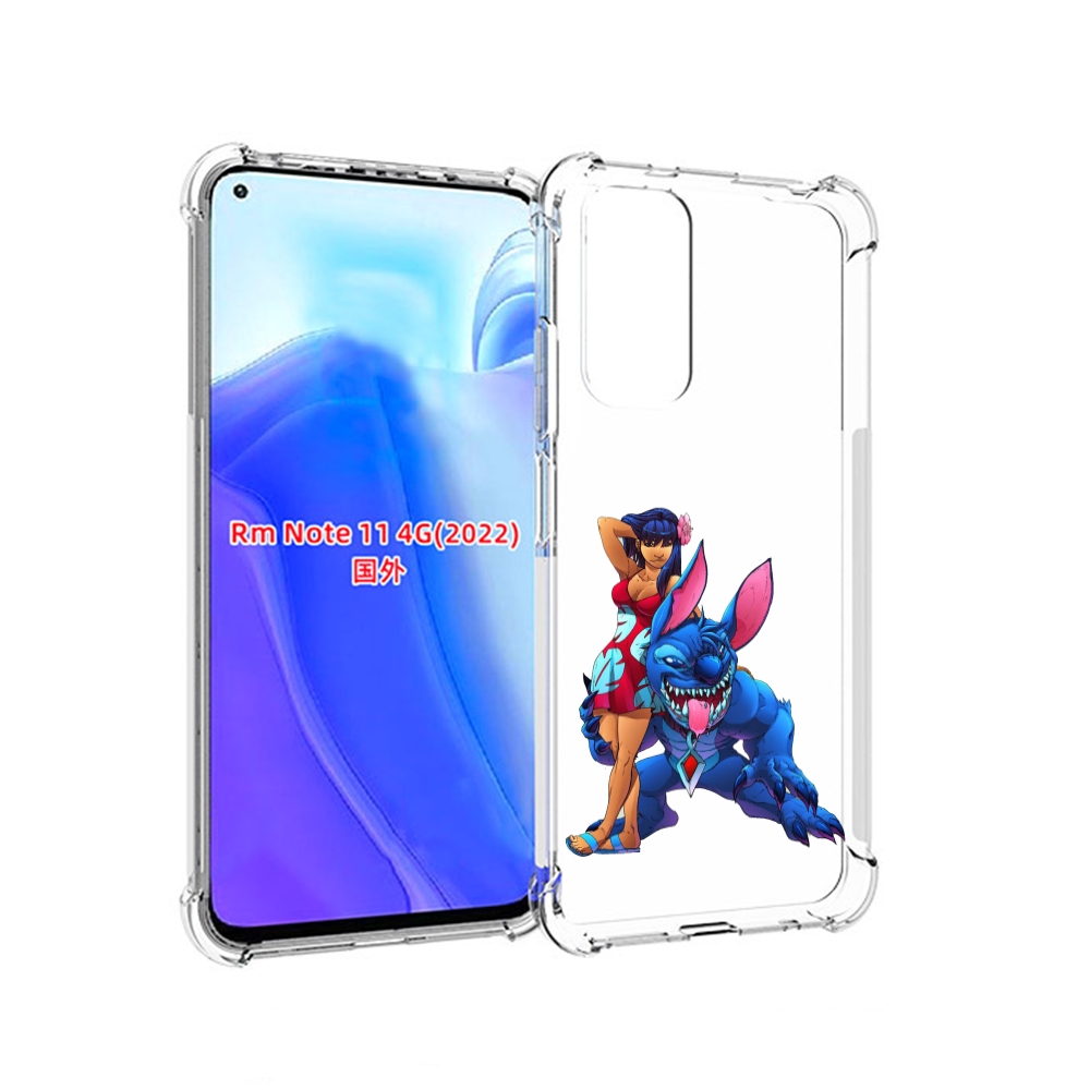 

Чехол MyPads лило и накаченный стич детский для Xiaomi Redmi Note 11 4G ( Глобальная ве, Tocco