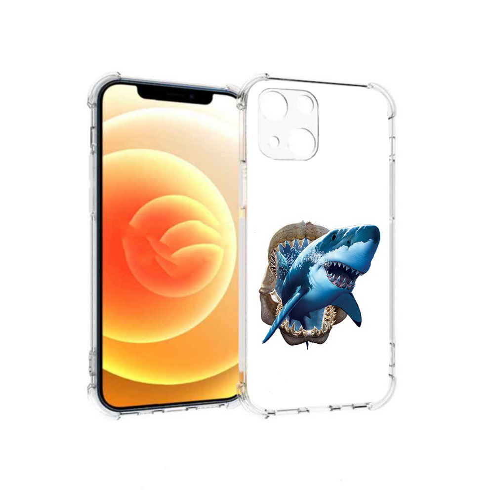 

Чехол MyPads Tocco для Apple iPhone 13 челюсти (PT163239.611.675), Прозрачный, Tocco