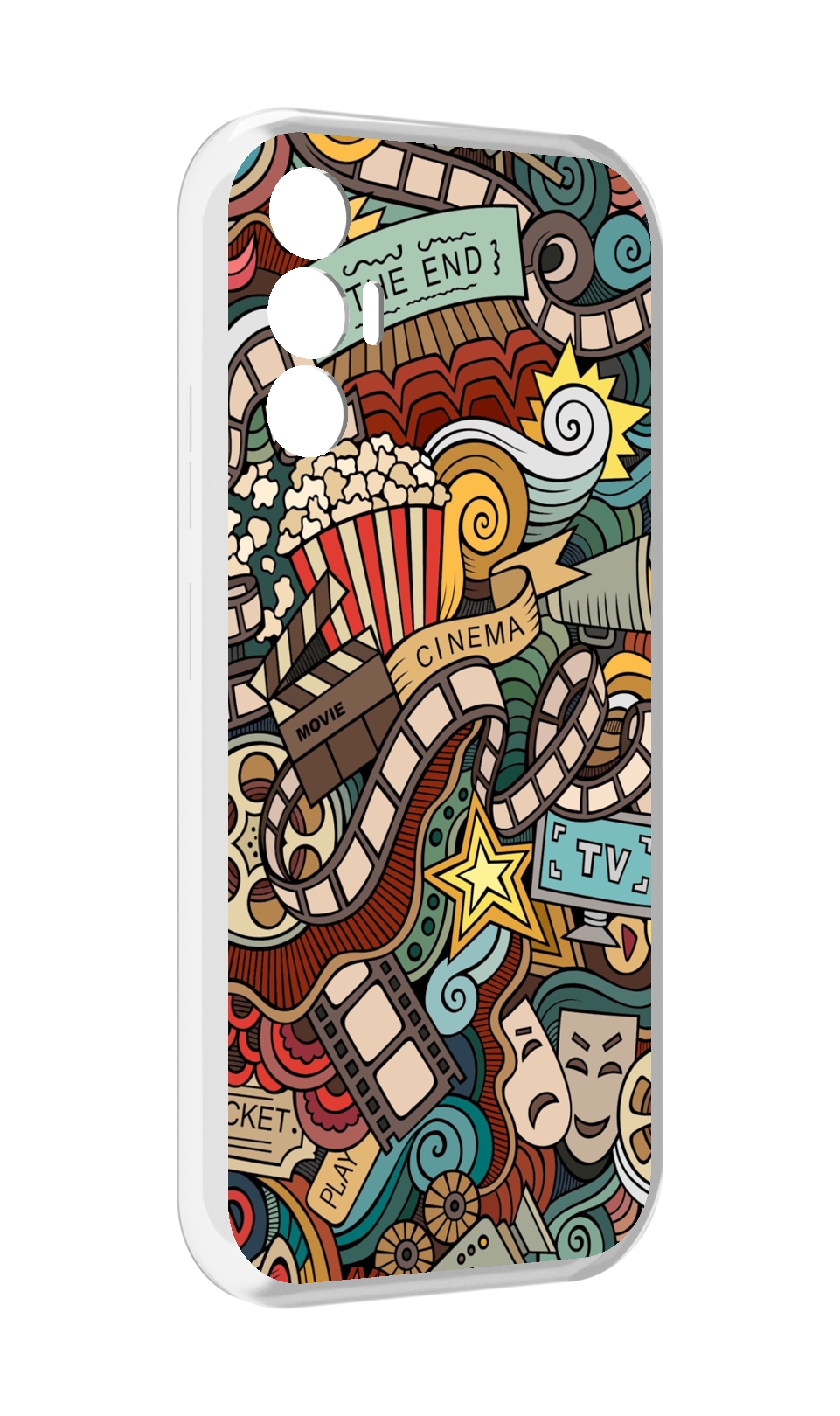 

Чехол MyPads любимое кино для Tecno Pova 3, Прозрачный, Tocco