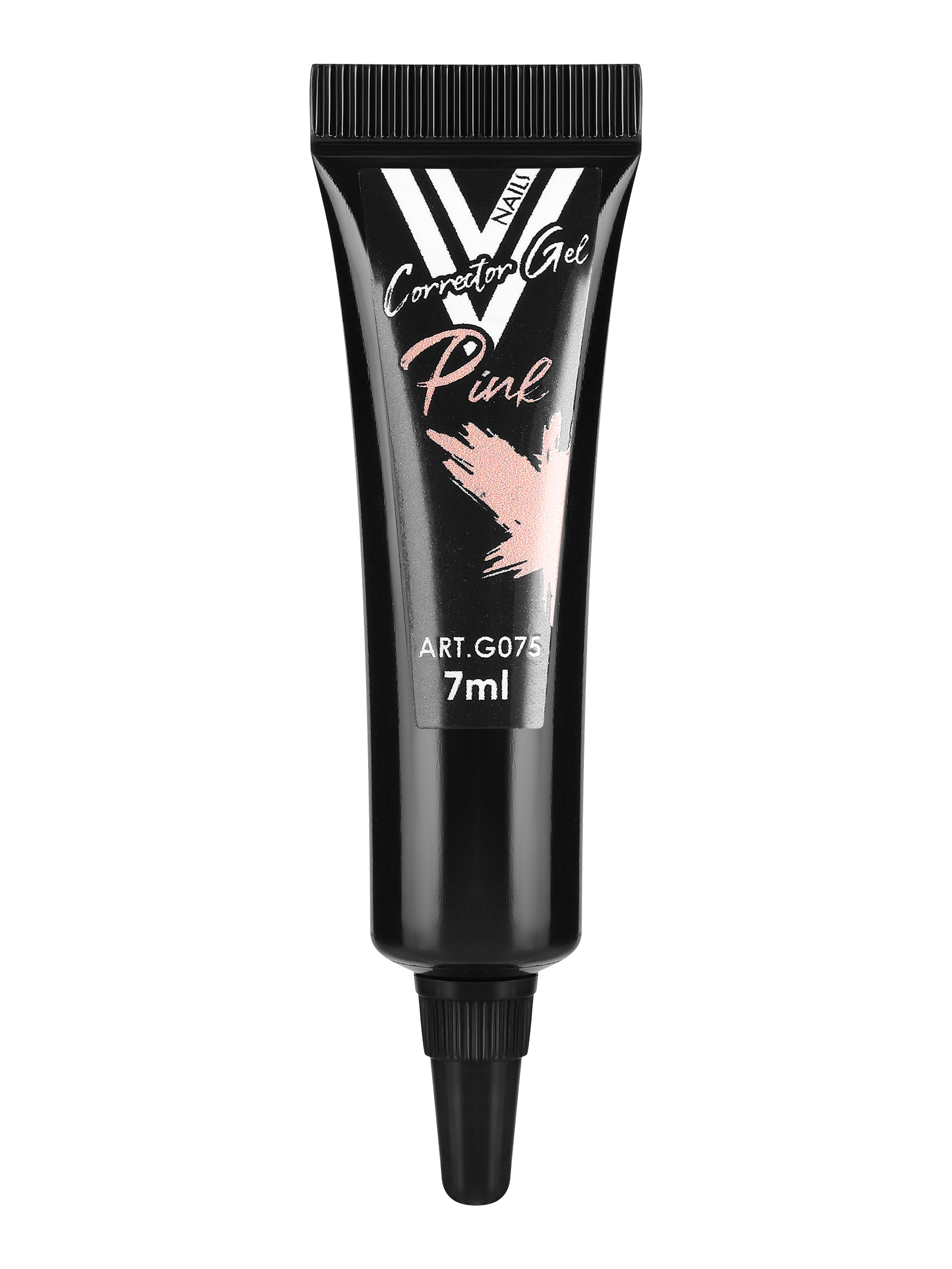 Гель Vogue Nails Corrector скульптурный однофазный для ремонта ногтей бледно-розовый 7 мл