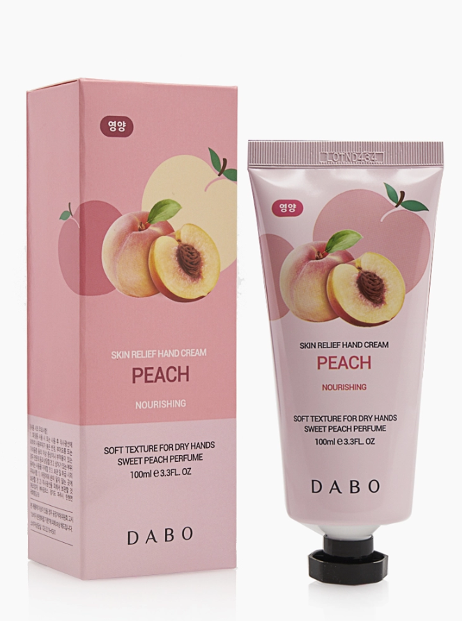 Крем для рук Dabo Skin Relief Hand Cream Peach 100 мл лифтинг крем для глаз с коллагеном dabo collagen lifting eye cream for face 30 мл