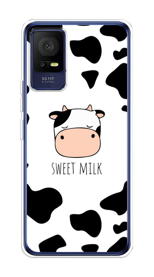 

Чехол на TCL 408 "Sweet milk", Розовый;белый;черный, 291350-1
