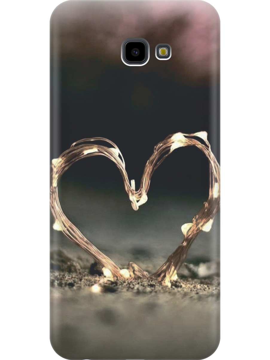 

Силиконовый чехол на Samsung Galaxy J4+ с принтом "Светящееся сердце", Прозрачный;желтый;черный, 719355791