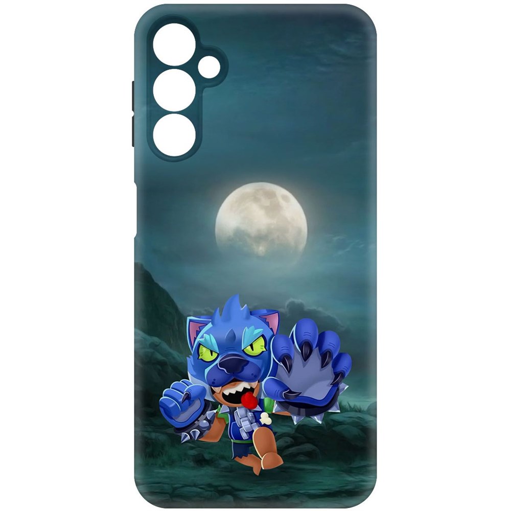 

Чехол-накладка Софт Brawl Stars - Оборотень Леон для Samsung Galaxy A24 (A245), Черный, 418152