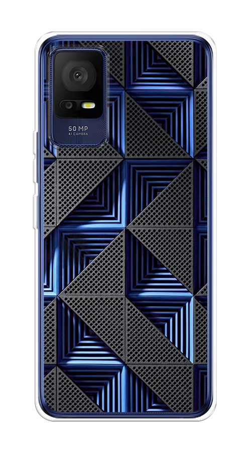 

Чехол на TCL 408 "IBM", Серый;синий, 291350-3