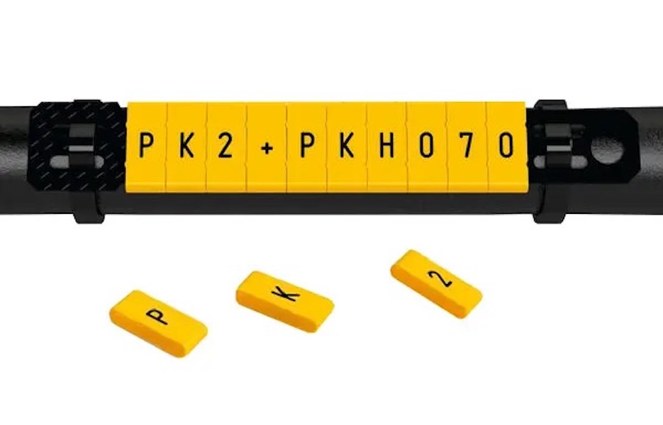 Маркеры однознаковые Partex PK-2 для держателей PKH и POH, символ 
