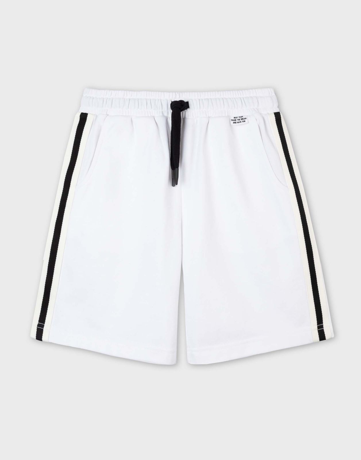 

Спортивные шорты для мальчика Gloria Jeans BSH007352 молочный 4-6л/116, Бежевый, BSH007352
