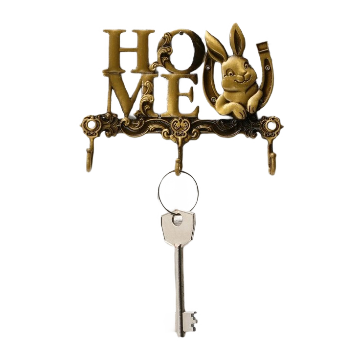 

Ключница заяц "HOME", 7 х 11 см