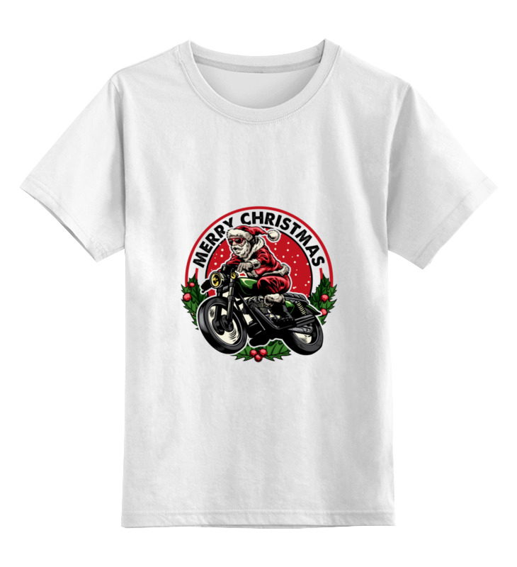 

Футболка детская Printio Christmas цв. белый р. 164, Christmas