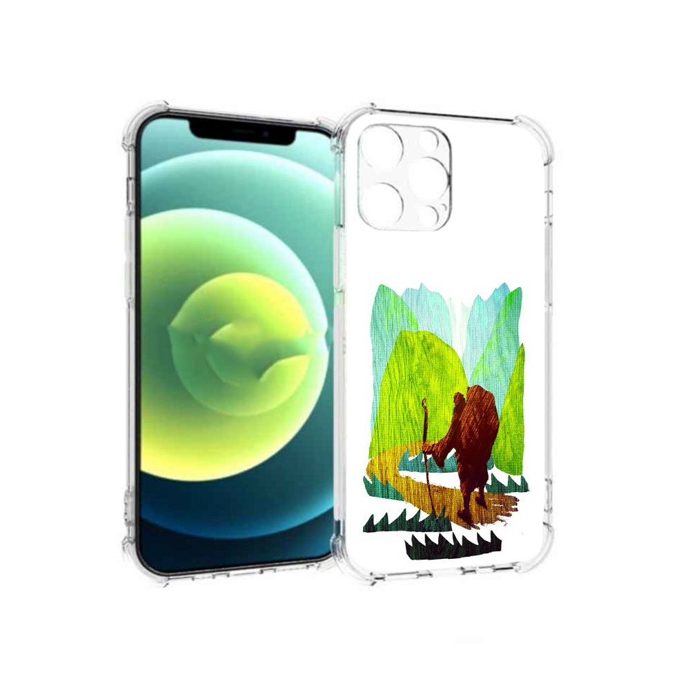 

Чехол MyPads Tocco для Apple iPhone 13 Pro Лесная тропа (PT163086.612.106), Прозрачный, Tocco
