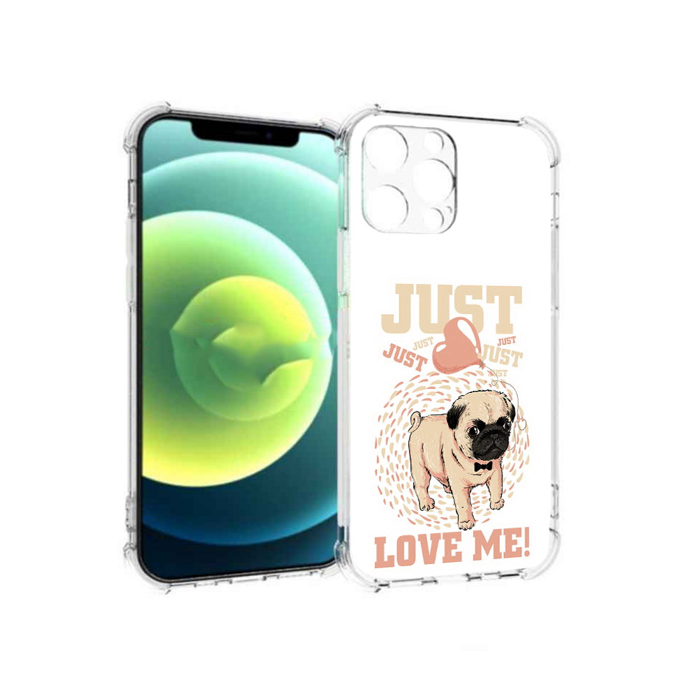 

Чехол MyPads Tocco для Apple iPhone 13 Pro Люби меня (PT163086.612.109), Прозрачный, Tocco