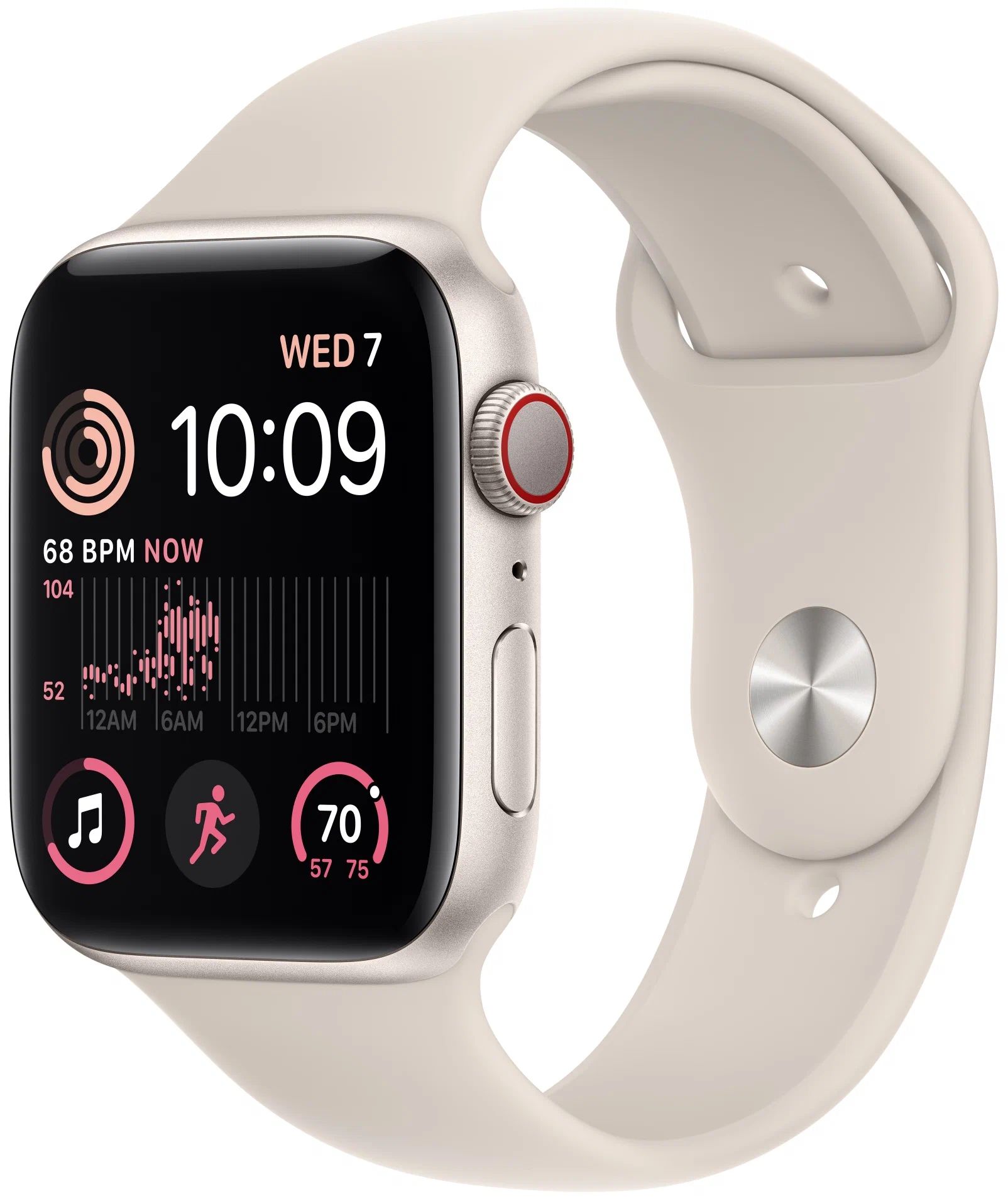 

Смарт-часы Apple Watch Series SE Gen 2 44 мм Aluminium Case, Starlight, SE Gen 2