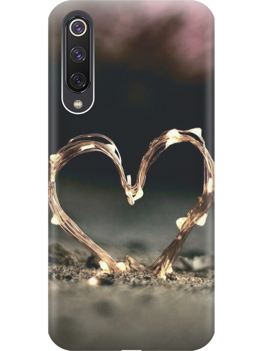 

Силиконовый чехол на Xiaomi Mi 9 SE с принтом "Светящееся сердце", Прозрачный;желтый;черный, 721347591