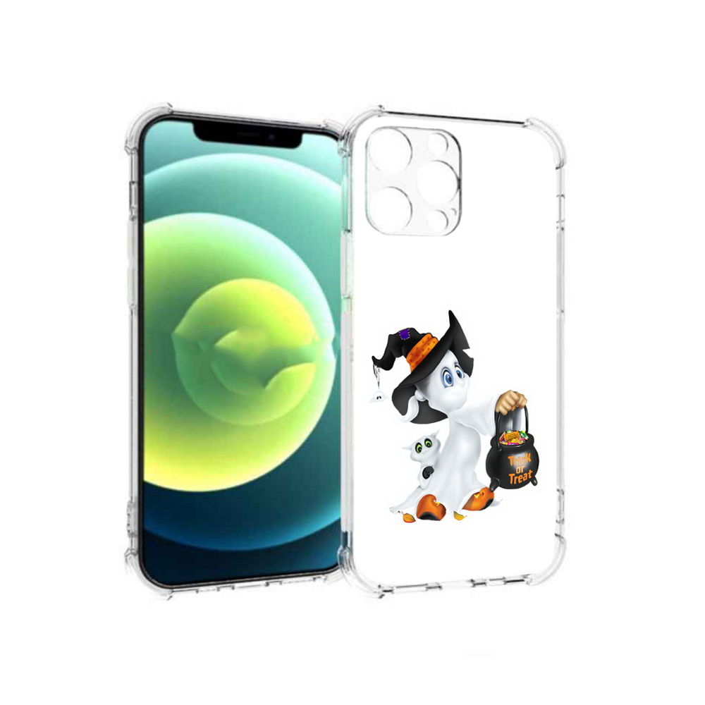 

Чехол MyPads Tocco для Apple iPhone 13 Pro Маленький призрак (PT163086.612.113), Прозрачный, Tocco