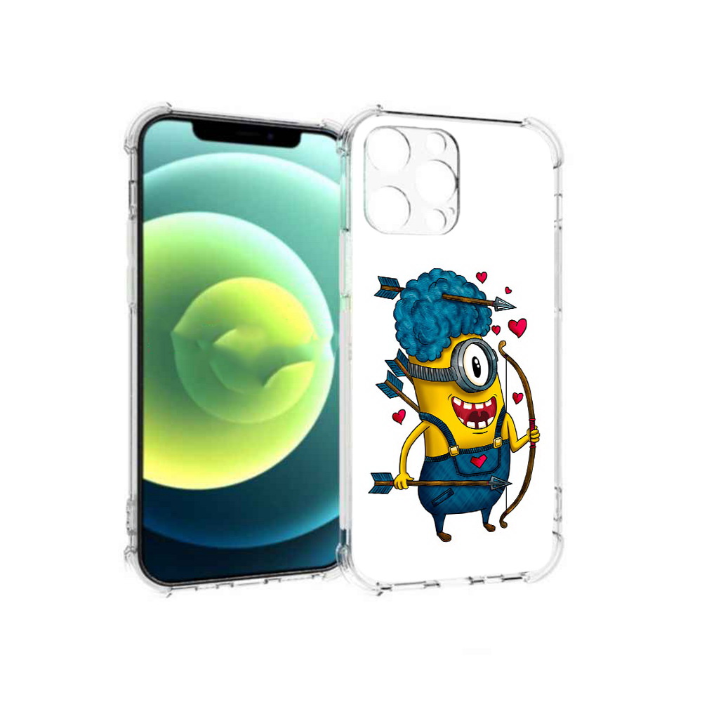 

Чехол MyPads Tocco для Apple iPhone 13 Pro Миньон купидон (PT163086.612.117), Прозрачный, Tocco