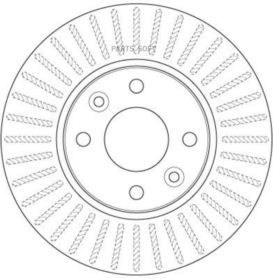 

Диск Тормозной Передний Вент.D=258Мм Zfr Df6186Zfr