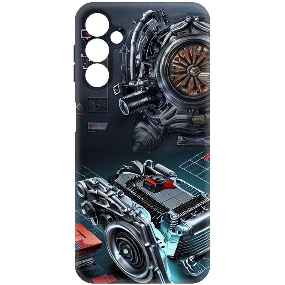 

Чехол-накладка Софт Моторы для Samsung Galaxy A24 (A245), Черный, 418205