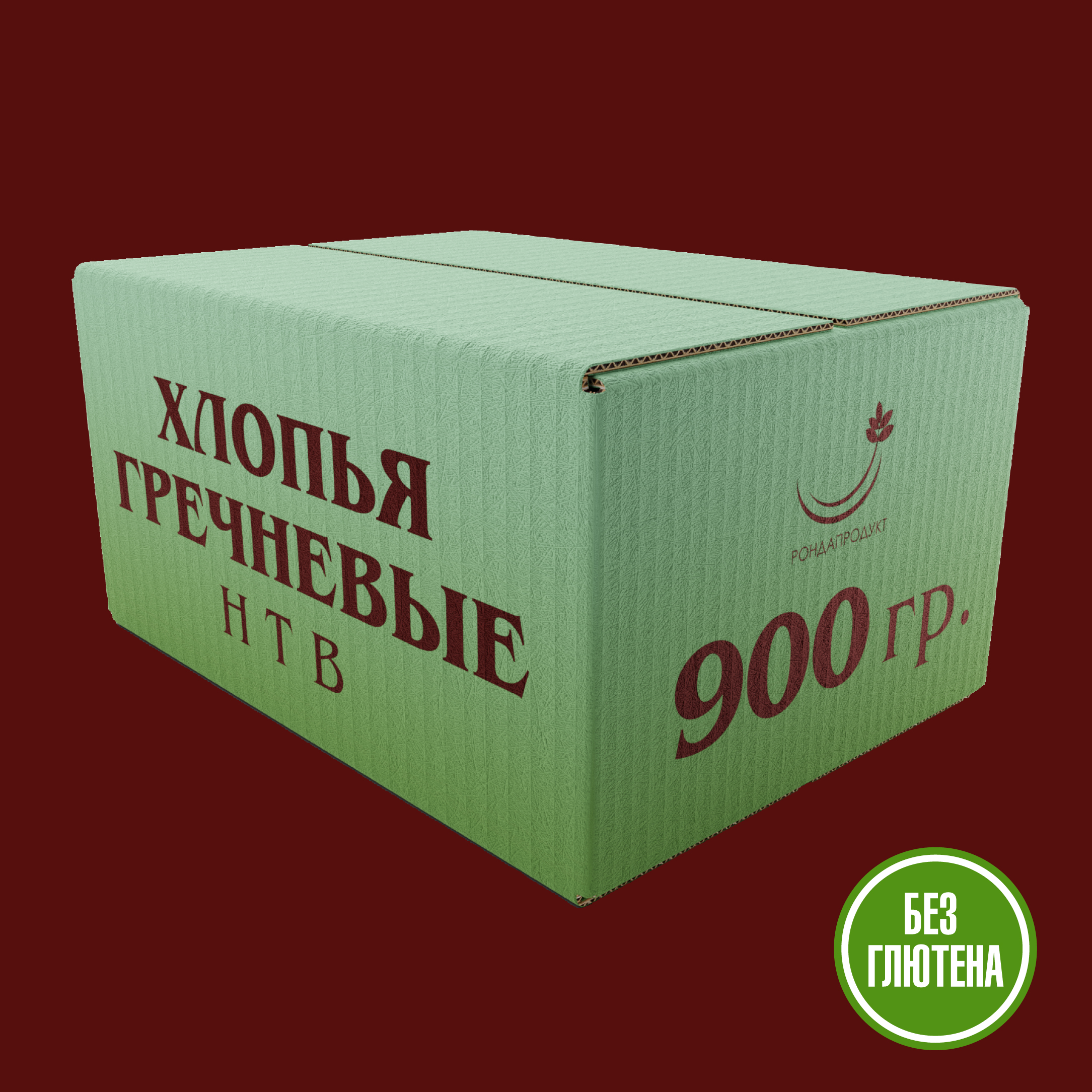 Гречневые хлопья Рондапродукт не требующие варки, 0,9 кг