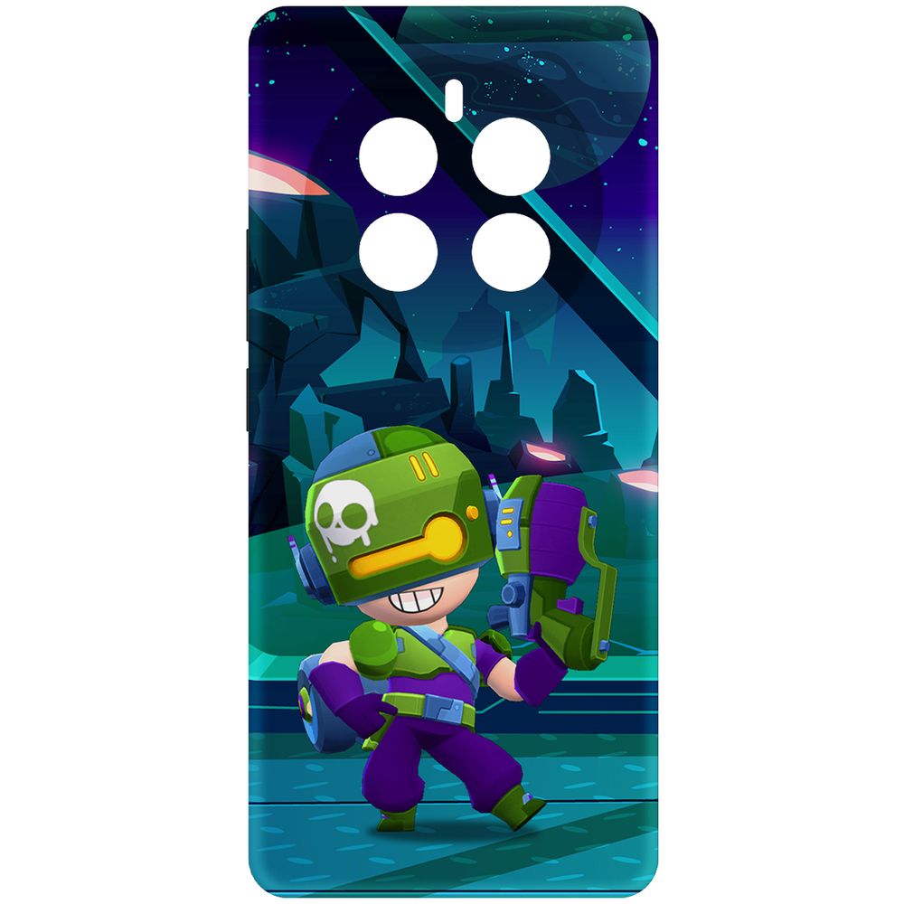 

Чехол-накладка Krutoff Soft Case Brawl Stars - Контрабандистка Пенни для Realme 12 Pro 5G, Черный