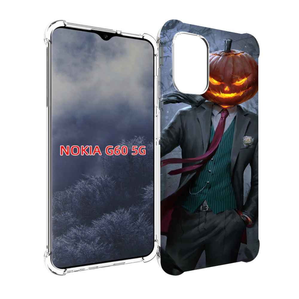 

Чехол MyPads Тыква-убийца для Nokia G60 5G, Прозрачный, Tocco