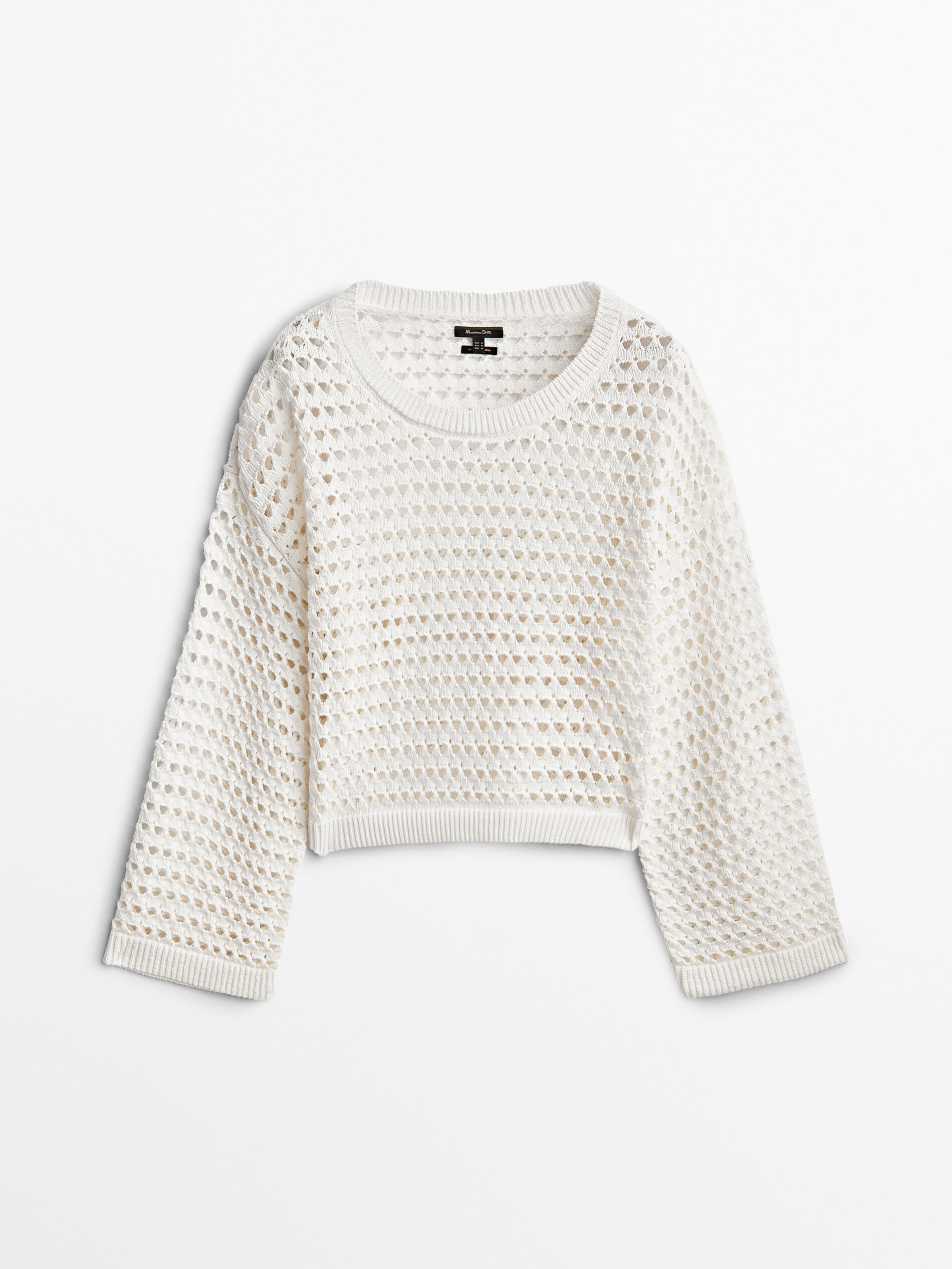 

Джемпер женский Massimo Dutti 05303608712 белый M, 05303608712