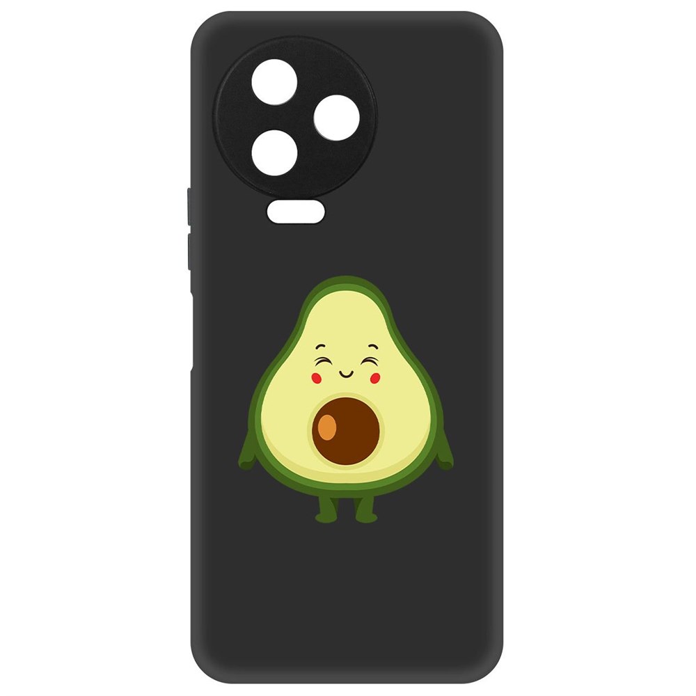 

Чехол-накладка Софт Авокадо Милый для Infinix Note 12 2023 (G99), Черный, 418239