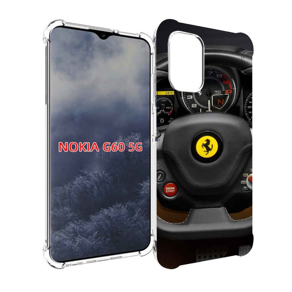 

Чехол MyPads Ферарри для Nokia G60 5G, Прозрачный, Tocco